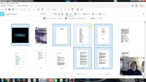 Organize pages feature not working .